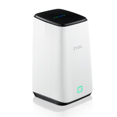 Zyxel FWA510 wireless router Multi-Gigabit Ethernet Tri-band (2.4 GHz / 5 GHz / 5 GHz) 5G Black, White view 2