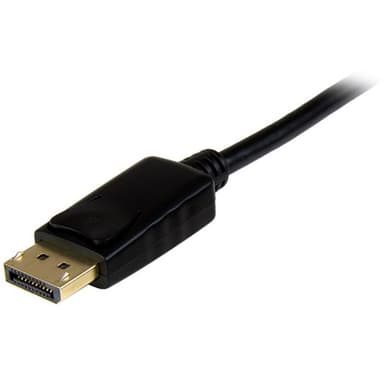 StarTech.com 3ft (1m) DisplayPort to HDMI Cable - 4K 30Hz - DisplayPort to HDMI Adapter Cable - DP 1.2 to HDMI Monitor Cable Converter - Latching DP Connector - Passive DP to HDMI Cord view 2