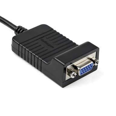 StarTech.com DisplayPort to VGA Adapter - Active DP to VGA Converter - 1080p Video - Durable - DP/DP++ Source to VGA Monitor Cable Adapter Dongle - DP 1.2 to VGA - Latching DP Connector view 2