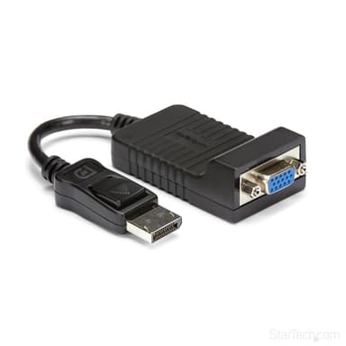 StarTech.com DisplayPort to VGA Adapter - Active DP to VGA Converter - 1080p Video - Durable - DP/DP++ Source to VGA Monitor Cable Adapter Dongle - DP 1.2 to VGA - Latching DP Connector view 7
