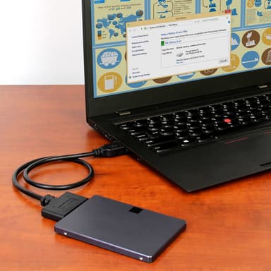 StarTech.com USB 3.1 to 2.5" SATA Hard Drive Adapter - USB 3.1 Gen 2 10Gbps with UASP External HDD/SSD Storage Converter view 4