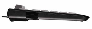 CHERRY KC 1000 SC keyboard Universal USB AZERTY Belgian Black view 2