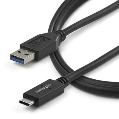 StarTech.com 3ft (1m) USB-A to USB-C Charging Cable, USB 10Gbps, Charge & Sync, 3A, USB-IF Certified - USB Charging Cord view 5