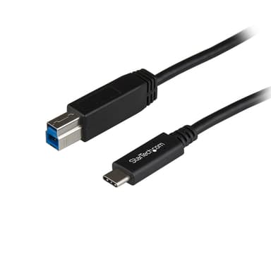 StarTech.com 3.3ft (1m) USB-B to USB-C Cable, USB 10Gbps, Data Cord, USB 3.2 Gen 2, USB-C Data Transfer Cable view 1