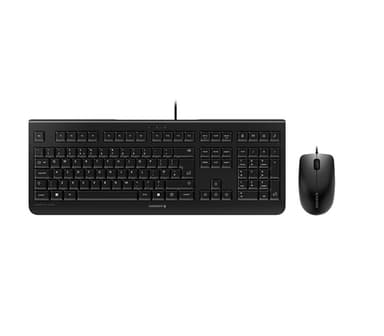CHERRY DC 2000 Corded Keyboard & Mouse Set, Black, USB (QWERTY - UK) view 2