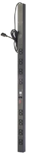 APC AP7850B power distribution unit (PDU) 16 AC outlet(s) 0U Black view 2
