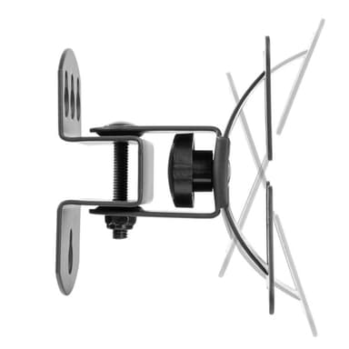 Manhattan Pivoting Wall Mount for TV & Monitors (Tilt and Swivel), For screens 13" to 27", VESA compatibility: all between 75x75mm and 100x100mm - check the dimensions of the four mounting holes on back of screen to ensure it fits, Single Stud Bracket, Max 30kg view 5