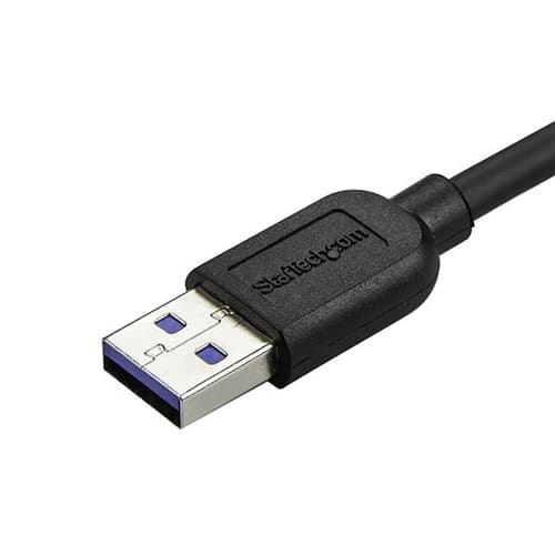 StarTech.com Slim Micro USB 3.0 Cable - M/M - Left-Angle Micro-USB - 1m (3ft)
