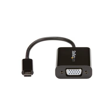 StarTech.com USB-C to VGA Adapter - Black - 1080p - Video Converter For Your MacBook Pro - USB C to VGA Display Dongle - Upgraded Version is CDP2VGAEC view 5