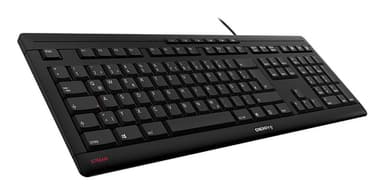 CHERRY STREAM keyboard Home/Office USB QWERTY Portuguese Black, Grey view 5