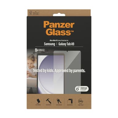 PanzerGlass ®️ Screen Protector Samsung Galaxy Tab A9 | Ultra-Wide Fit view 3
