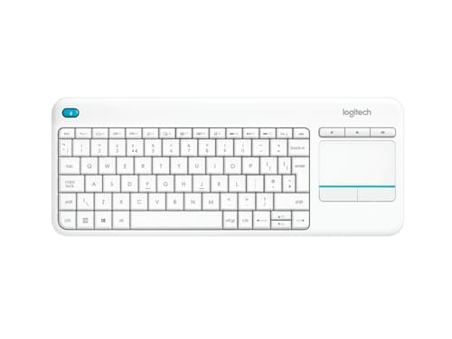 Logitech Wireless Touch K400 Plus keyboard Home RF Wireless Swiss White