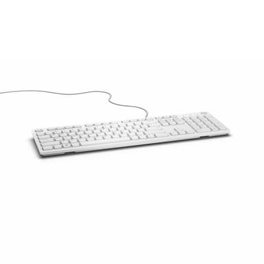 DELL Wired Keyboard - KB216 - US International (QWERTY) - White view 4