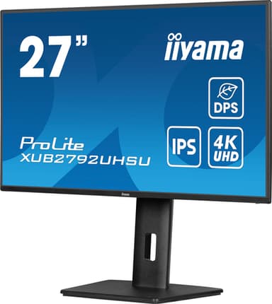 iiyama ProLite XUB2792UHSU-B6 computer monitor 68.6 cm (27") 3840 x 2160 pixels 4K Ultra HD LED Black view 5