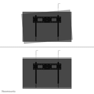 Neomounts WL35-750BL18 Heavy duty wall mount 55-98" - tilt - lockable - fast installation - TÜV view 11