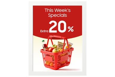 Samsung EMDX EM13DX Digital signage flat panel 33.8 cm (13.3") Wi-Fi White Tizen 24/7 view 6