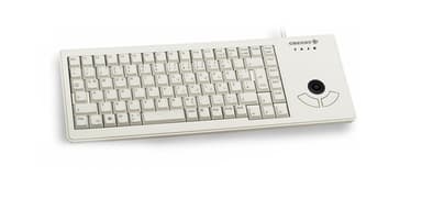 CHERRY XS Trackball keyboard Universal USB Belgian Grey view 2