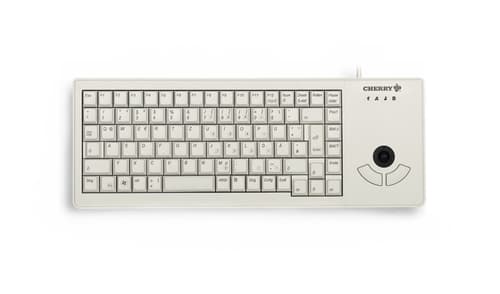 CHERRY XS Trackball keyboard Universal USB Belgian Grey