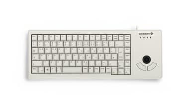 CHERRY XS Trackball keyboard Universal USB Belgian Grey view 1