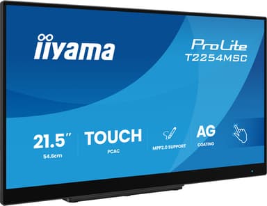 iiyama T2254MSC-B2AG computer monitor 54.6 cm (21.5") 1920 x 1080 pixels Full HD LED Touchscreen Black view 6