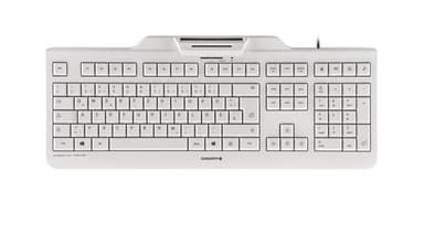 CHERRY KC 1000 SC keyboard Office USB QWERTY US English Grey view 1