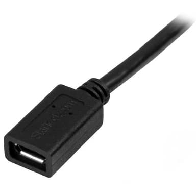 StarTech.com Micro-USB Extension Cable - M/F - 0.5m (20in) view 2