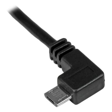 StarTech.com Micro-USB Charge-and-Sync Cable M/M - Left-Angle Micro-USB - 24 AWG - 2 m (6 ft.) view 2