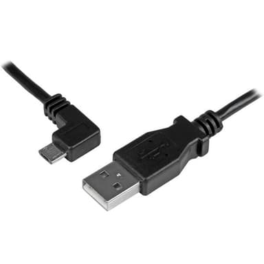 StarTech.com Micro-USB Charge-and-Sync Cable M/M - Left-Angle Micro-USB - 24 AWG - 2 m (6 ft.) view 1