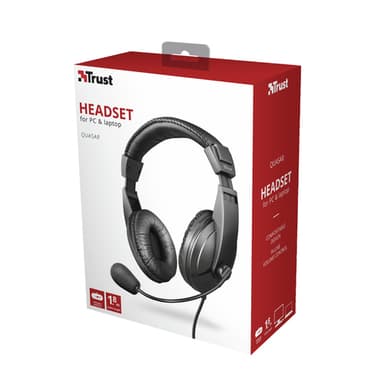 Trust 21661 headphones/headset Wired Head-band Calls/Music Black view 6