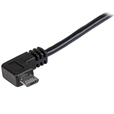StarTech.com Micro-USB Charge-and-Sync Cable M/M - Right-Angle Micro-USB - 30/24 AWG - 1 m (3 ft.) view 2