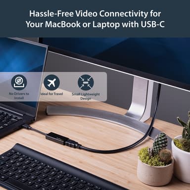 StarTech.com USB-C to HDMI Adapter with 4K 30Hz - Black view 5