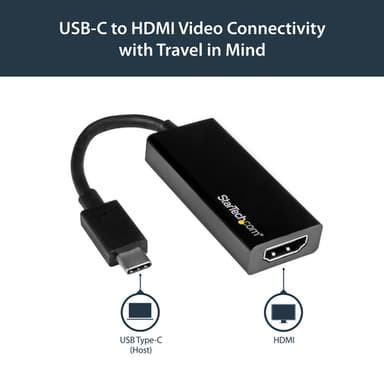 StarTech.com USB-C to HDMI Adapter with 4K 30Hz - Black view 4