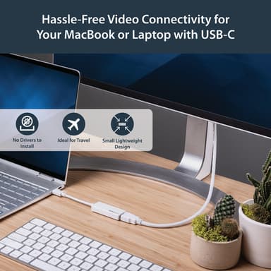 StarTech.com USB-C to HDMI Adapter with 4K 30Hz - White view 6