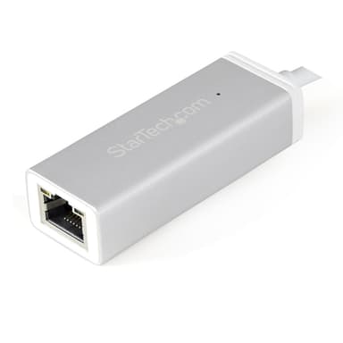 StarTech.com USB-C to Gigabit Network Adapter - Silver view 2
