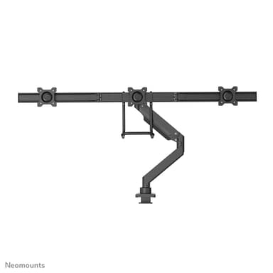 Neomounts NM-D775DX3BLACK Monitor arm 17-27" - gas spring - Topfix - 180°-stop view 3