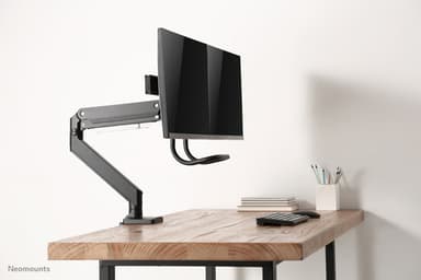 Neomounts NM-D775DXBLACK Monitor arm 10-32" - gas spring - Topfix - 180°-stop view 12