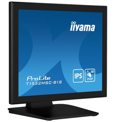 iiyama ProLite T1532MSC-B1S computer monitor 38.1 cm (15") 1024 x 768 pixels XGA LCD Touchscreen Black view 3
