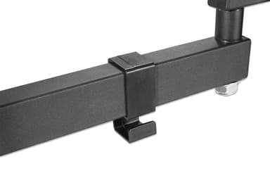 Manhattan Wall Mount for TV & Monitors (Full Motion), For screens 32" to 55", VESA compatibility: all between 100x100mm to 400x400mm - check the dimensions of the four mounting holes on back of screen to ensure it fits, Max 30kg, Black, Bracket view 12
