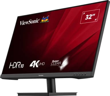 Viewsonic VA VS19992 computer monitor 81.3 cm (32") 3840 x 2160 pixels 4K Ultra HD LED Black view 3