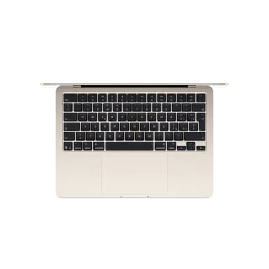 Apple MacBook Air 13-inch : M5 chip with 10‑core CPU and 10‑core GPU, 24GB, 1TB SSD - Starlight view 2