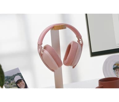 Logitech Zone Vibe 100 Headset Wireless Head-band Calls/Music Bluetooth Rose view 6
