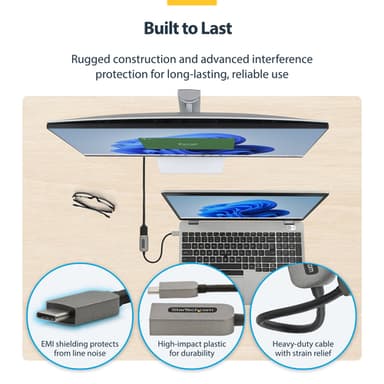 StarTech.com USB-C to HDMI Adapter, 4K 60Hz Video, HDR10, USB-C to HDMI Monitor Dongle, USB4 / Thunderbolt Compatible view 10