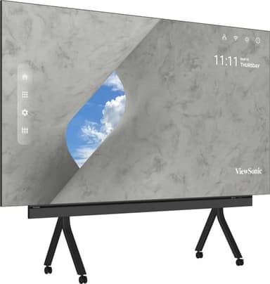 Viewsonic LDP163-091C Signage Display 4.14 m (163") LED Wi-Fi 600 cd/m² 4K Ultra HD Black Built-in processor Android 9 view 9