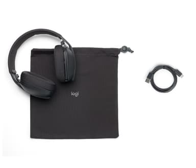 Logitech Zone Vibe 100 Headset Wireless Head-band Calls/Music Bluetooth Graphite view 8