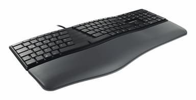 CHERRY KC 4500 ERGO keyboard Universal USB AZERTY Belgian Black view 4