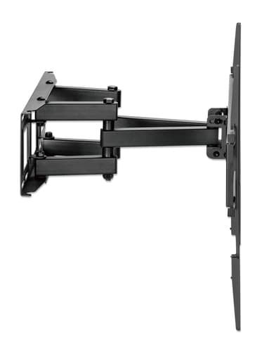 Manhattan Wall Mount for TV & Monitors (Full Motion), For screens 32" to 65", VESA compatibility: all between 100x100mm to 600x400mm - check the dimensions of the four mounting holes on back of screen to ensure it fits, Max 40kg, Black, Bracket, Lifetime Warranty view 4