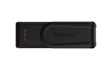 Kingston Technology DataTraveler 64GB Portable USB 3.2 Gen 1 Exodia S (Black/Black) view 1