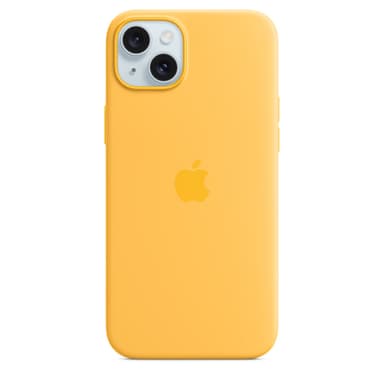 Apple iPhone 15 Plus Silicone Case with MagSafe - Sunshine view 1