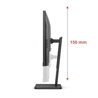 AOC E3 U27E3UF computer monitor 68.6 cm (27") 3840 x 2160 pixels 4K Ultra HD LED Black view 3