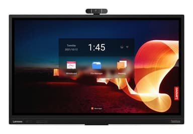 Lenovo ThinkVision T65 computer monitor 165.1 cm (65") 3840 x 2160 pixels 4K Ultra HD LED Touchscreen Black view 1